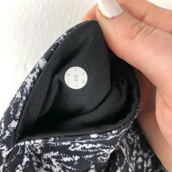 Lululemon Wunder Under Pant III Iced Wave White Black - 2 - Picture 10 of 10